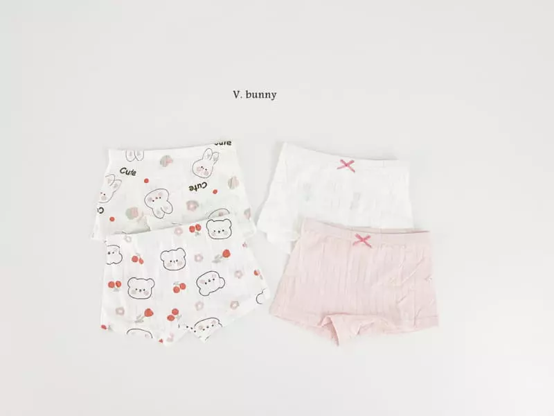 V Bunny - Korean Children Fashion - #prettylittlegirls - Push Underwear Set Girl - 10
