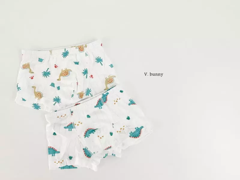 V Bunny - Korean Children Fashion - #todddlerfashion - Party Dino Underwear Boy - 10