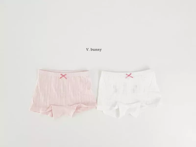 V Bunny - Korean Children Fashion - #toddlerclothing - Push Underwear Set Girl - 12