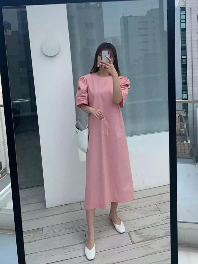 Vannuvo - Korean Women Fashion - #momslook - Big Puff One-piece - 12