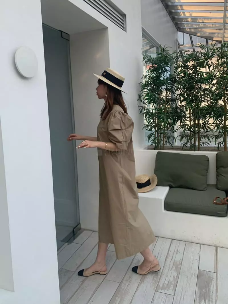Vannuvo - Korean Women Fashion - #momslook - Big Puff One-piece - 2