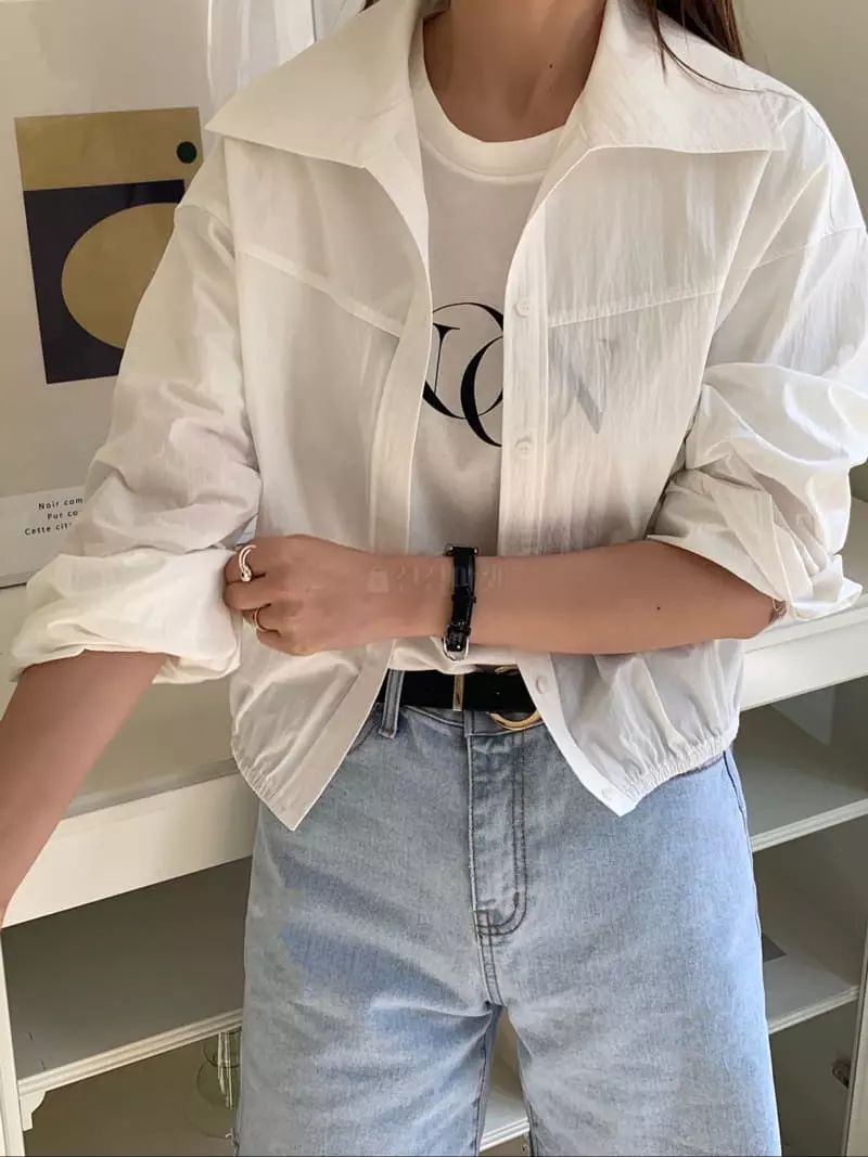 Vannuvo - Korean Women Fashion - #momslook - Nylon Shirt Jacket - 2