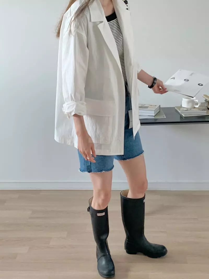 Vannuvo - Korean Women Fashion - #vintageinspired - Rain Summer Jacket - 7