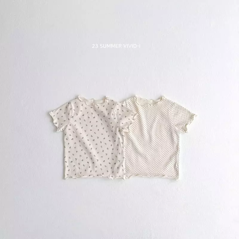Vivid I - Korean Children Fashion - #Kfashion4kids - Paint Tee