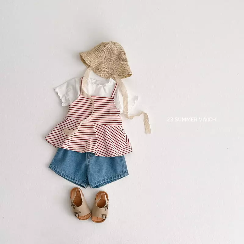 Vivid I - Korean Children Fashion - #Kfashion4kids - Summer Terry Tee - 12