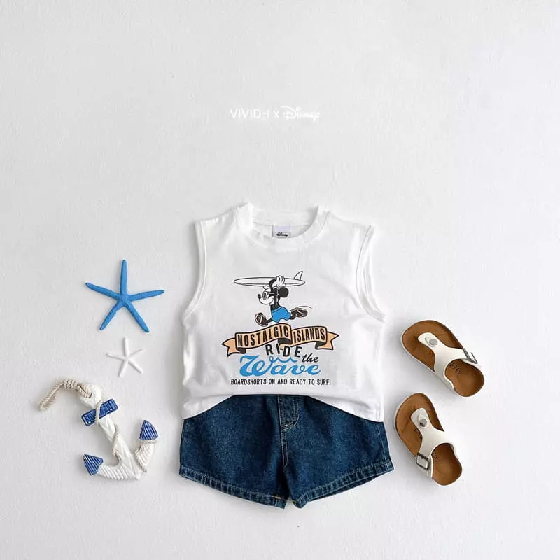 Vivid I - Korean Children Fashion - #childofig - D Surfer Sleeveless - 9