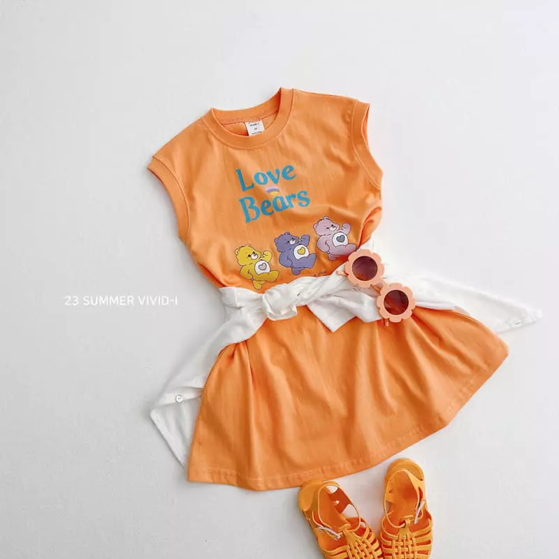 Vivid I - Korean Children Fashion - #childofig - Heart Dino One-piece - 6