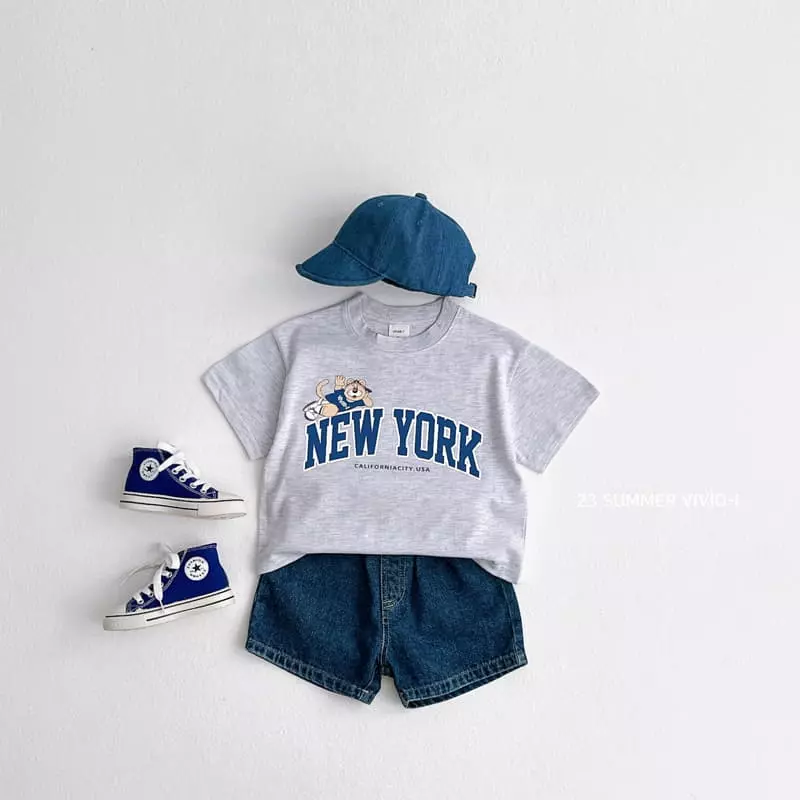 Vivid I - Korean Children Fashion - #childofig - Basket Tigher Top Bottom Set - 10