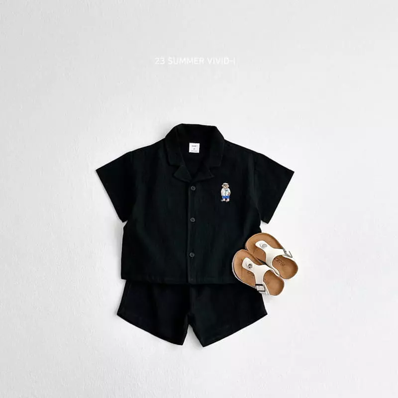 Vivid I - Korean Children Fashion - #childofig - Shirt Top Bottom Set - 5