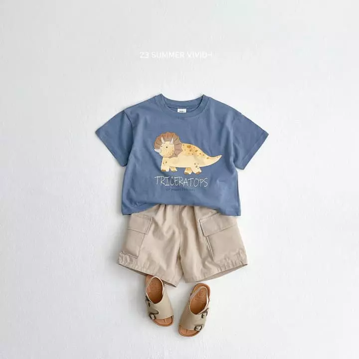 Vivid I - Korean Children Fashion - #prettylittlegirls - Cargo Shorts - 4