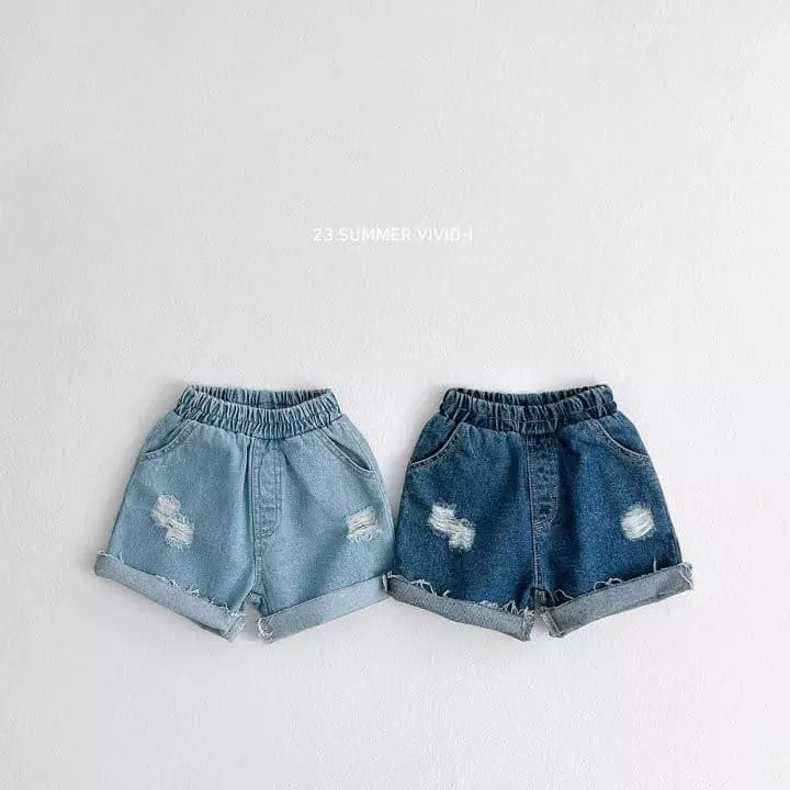 Vivid I - Korean Children Fashion - #childrensboutique - Vintage Shorts
