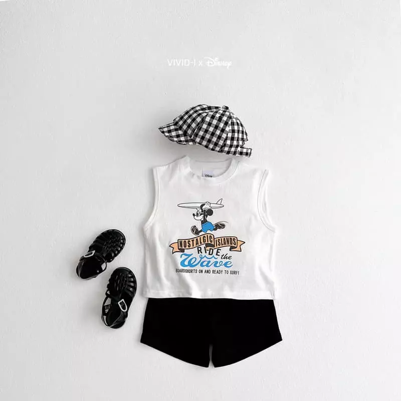 Vivid I - Korean Children Fashion - #childrensboutique - D Surfer Sleeveless - 10