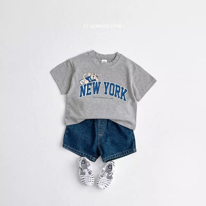 Vivid I - Korean Children Fashion - #childrensboutique - Basket Tigher Top Bottom Set - 11