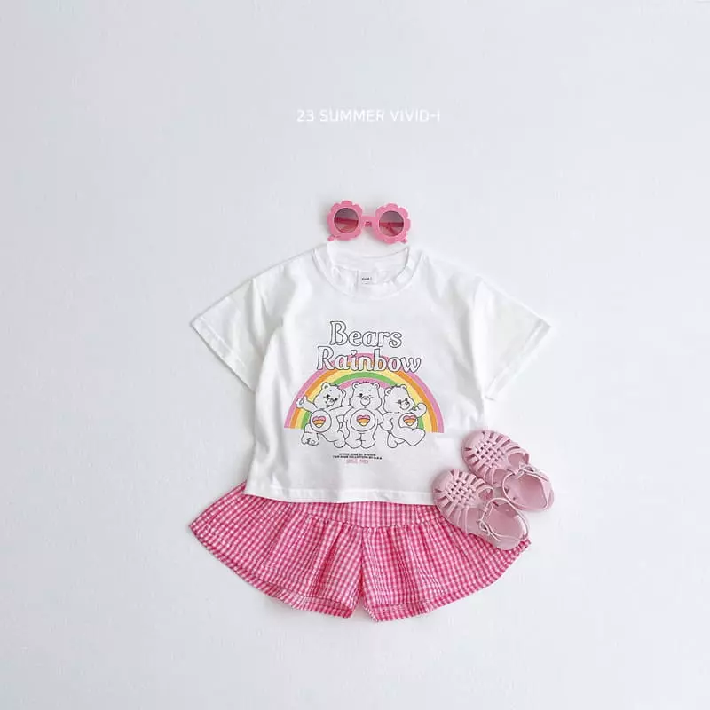 Vivid I - Korean Children Fashion - #childrensboutique - Rainbow Bear Tee - 4