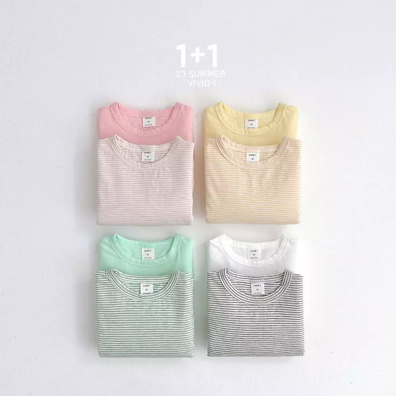 Vivid I - Korean Children Fashion - #designkidswear - One Plus One Tee