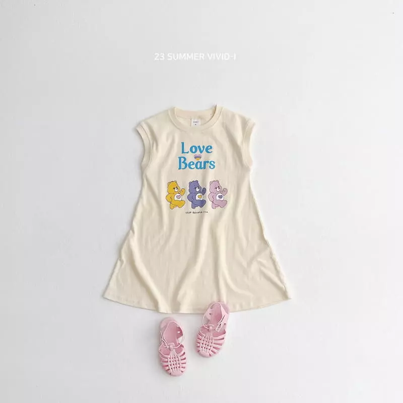 Vivid I - Korean Children Fashion - #designkidswear - Heart Dino One-piece - 8