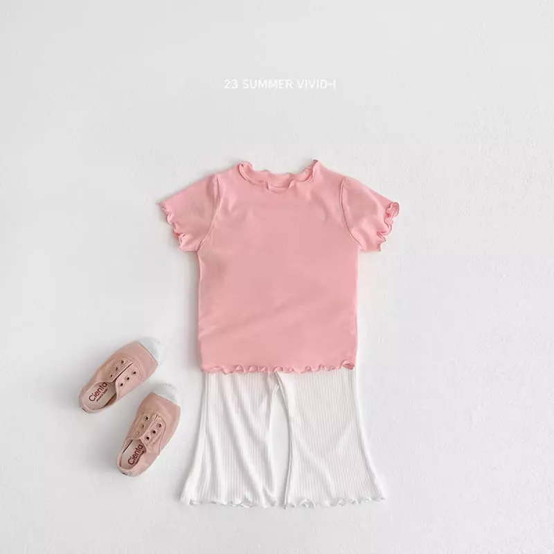 Vivid I - Korean Children Fashion - #designkidswear - Summer Terry Tee - 6