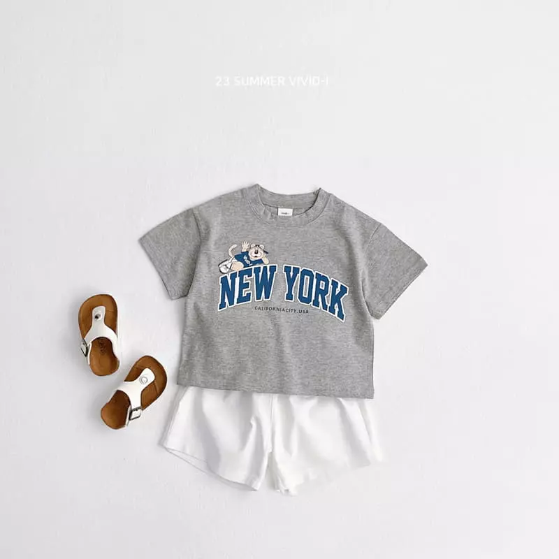 Vivid I - Korean Children Fashion - #designkidswear - Basket Tigher Top Bottom Set - 12