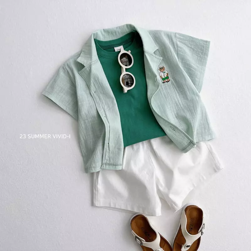 Vivid I - Korean Children Fashion - #designkidswear - Shirt Top Bottom Set - 7