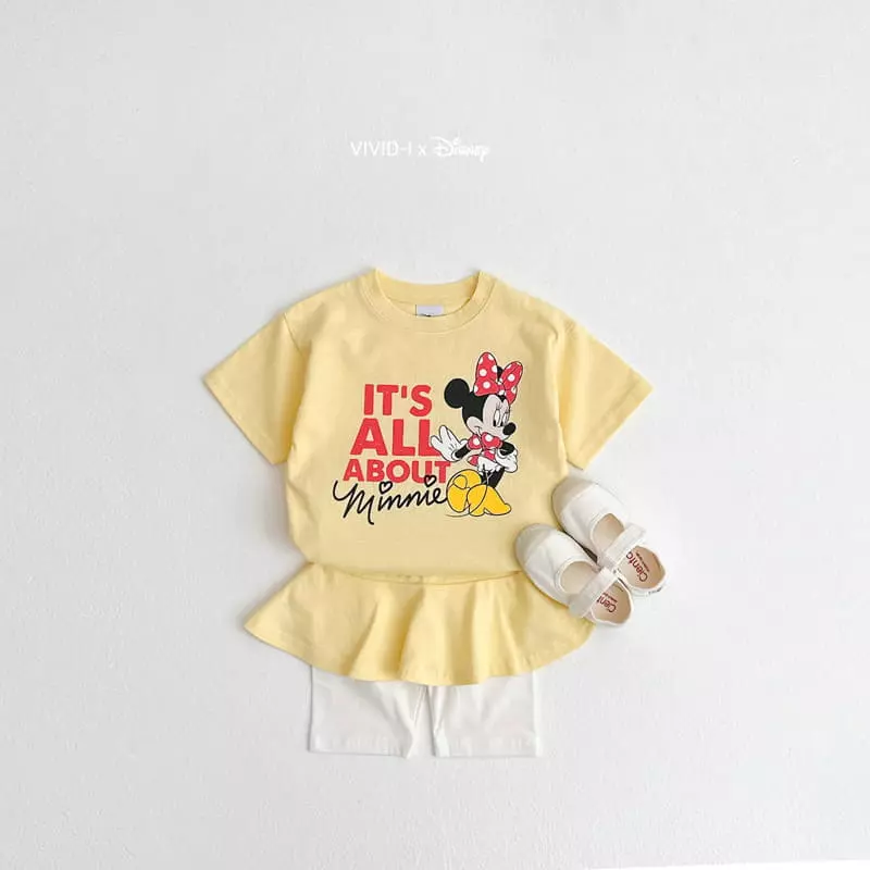 Vivid I - Korean Children Fashion - #designkidswear - D Skirt Leggings Top Bottom Set - 2