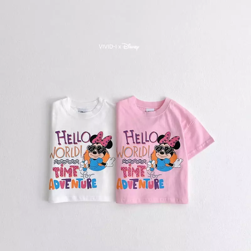 Vivid I - Korean Children Fashion - #discoveringself - Mini Sun Glasses Tee