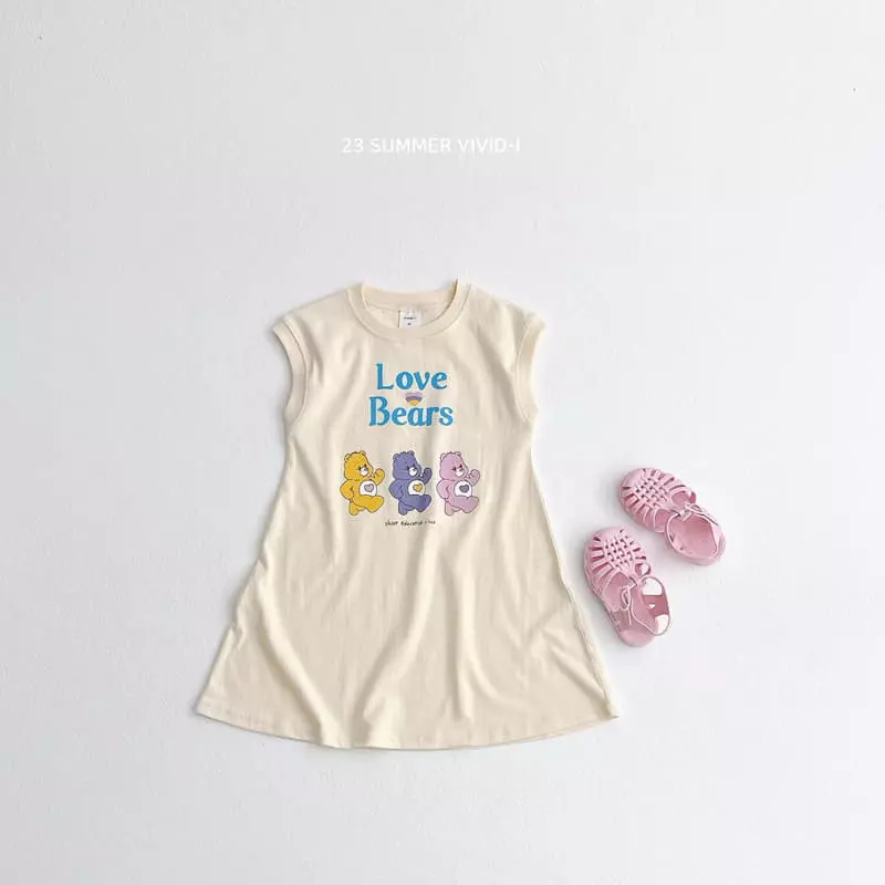 Vivid I - Korean Children Fashion - #discoveringself - Heart Dino One-piece - 9