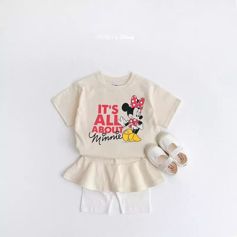 Vivid I - Korean Children Fashion - #discoveringself - D Skirt Leggings Top Bottom Set - 3