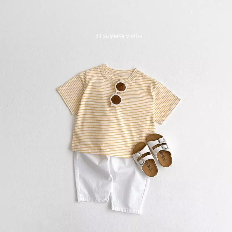 Vivid I - Korean Children Fashion - #discoveringself - Stripes Tee - 4