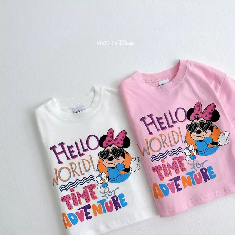 Vivid I - Korean Children Fashion - #fashionkids - Mini Sun Glasses Tee - 2