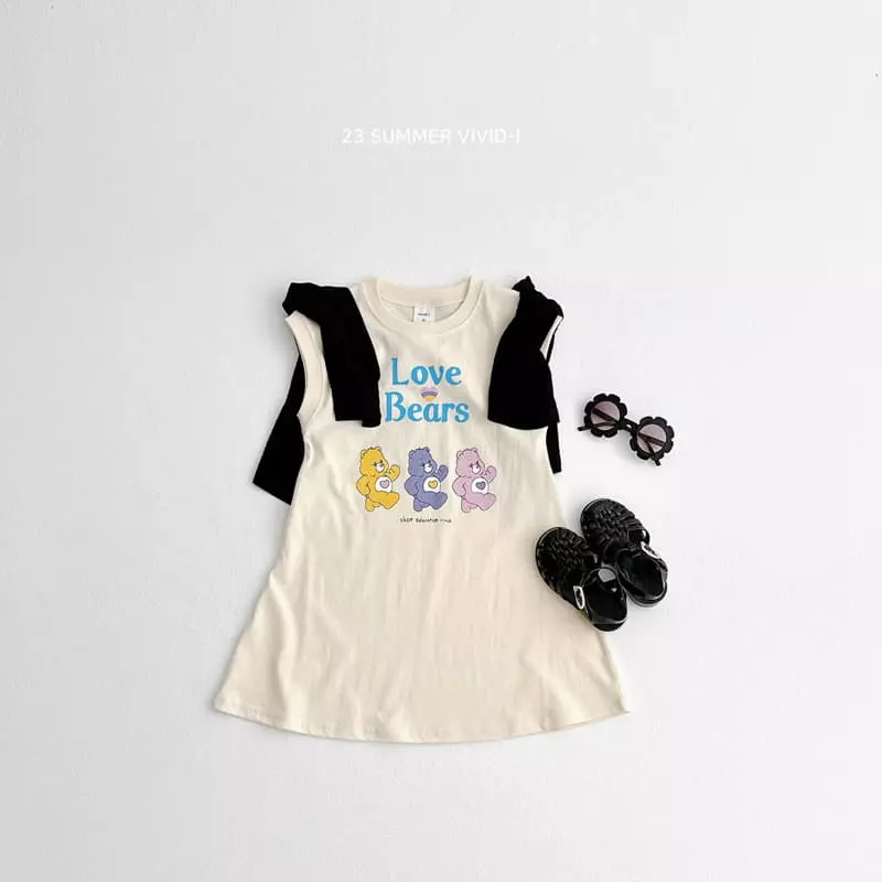 Vivid I - Korean Children Fashion - #fashionkids - Heart Dino One-piece - 10