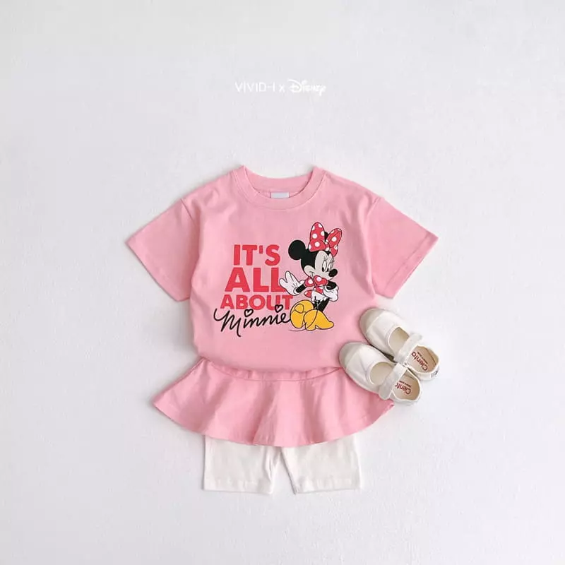 Vivid I - Korean Children Fashion - #discoveringself - D Skirt Leggings Top Bottom Set - 4