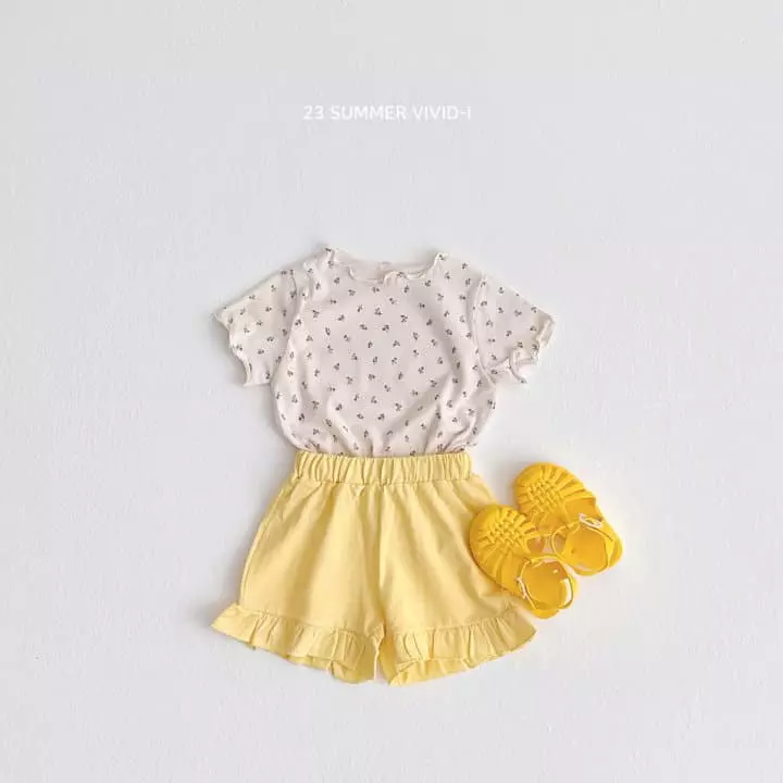 Vivid I - Korean Children Fashion - #fashionkids - Shirring Shorts - 6