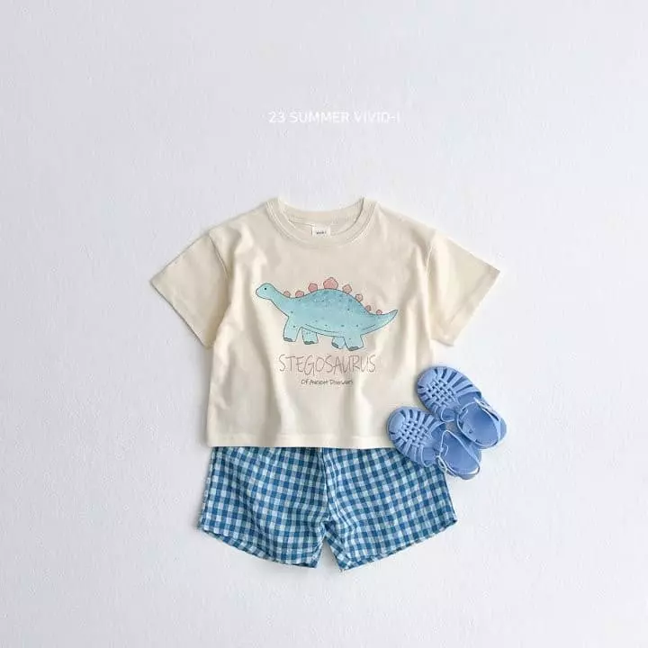 Vivid I - Korean Children Fashion - #kidsshorts - Check Shorts - 9