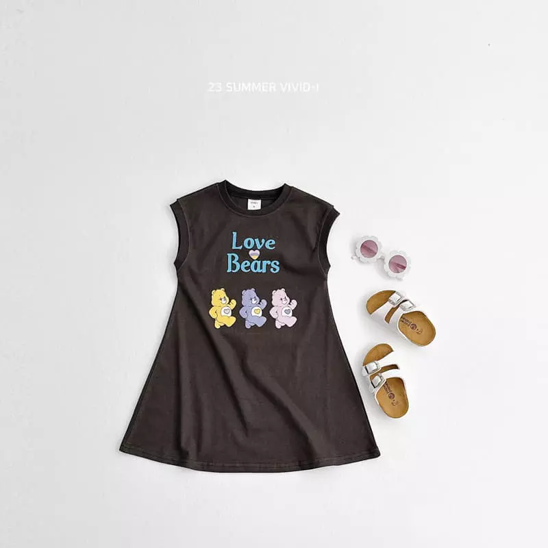 Vivid I - Korean Children Fashion - #kidsshorts - Heart Dino One-piece - 11