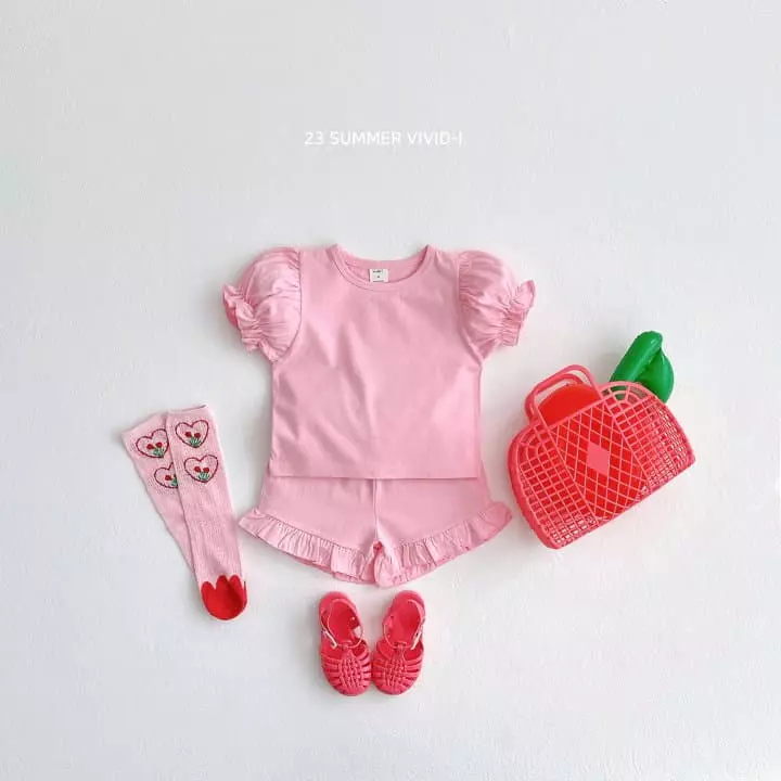 Vivid I - Korean Children Fashion - #kidsshorts - Shirring Shorts - 7