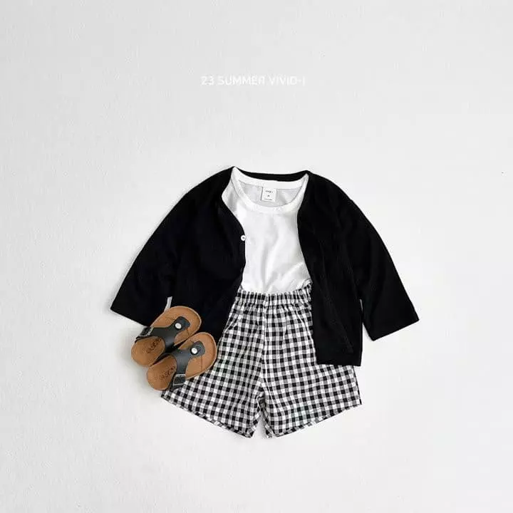 Vivid I - Korean Children Fashion - #kidsstore - Check Shorts - 10