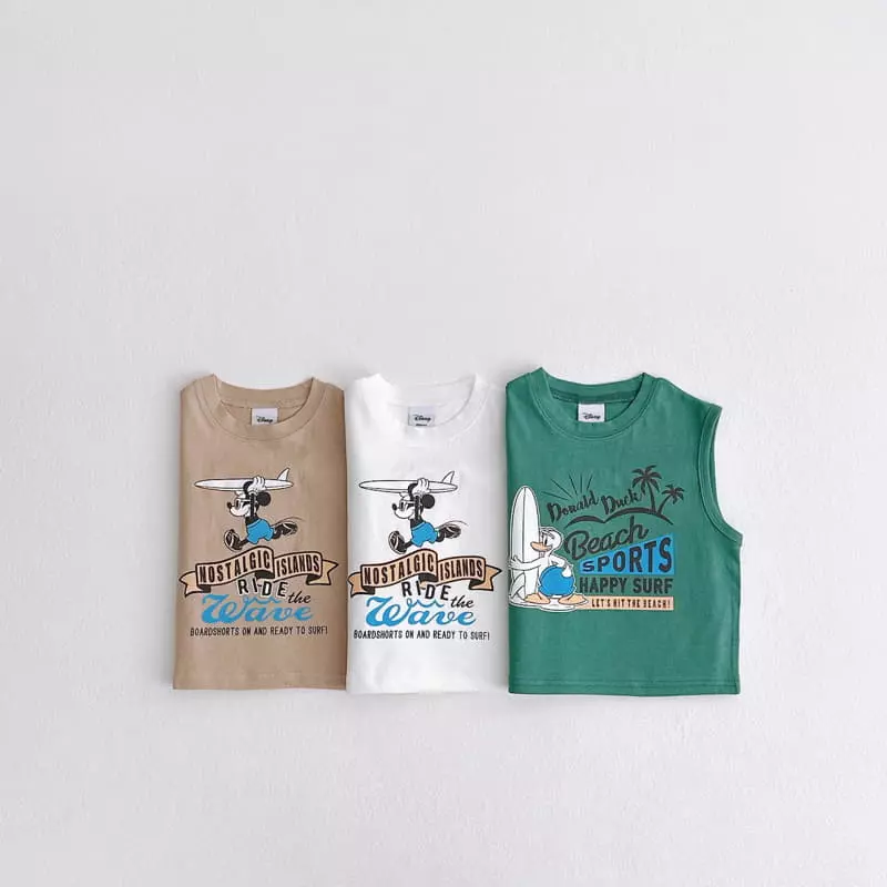 Vivid I - Korean Children Fashion - #kidsstore - D Surfer Sleeveless