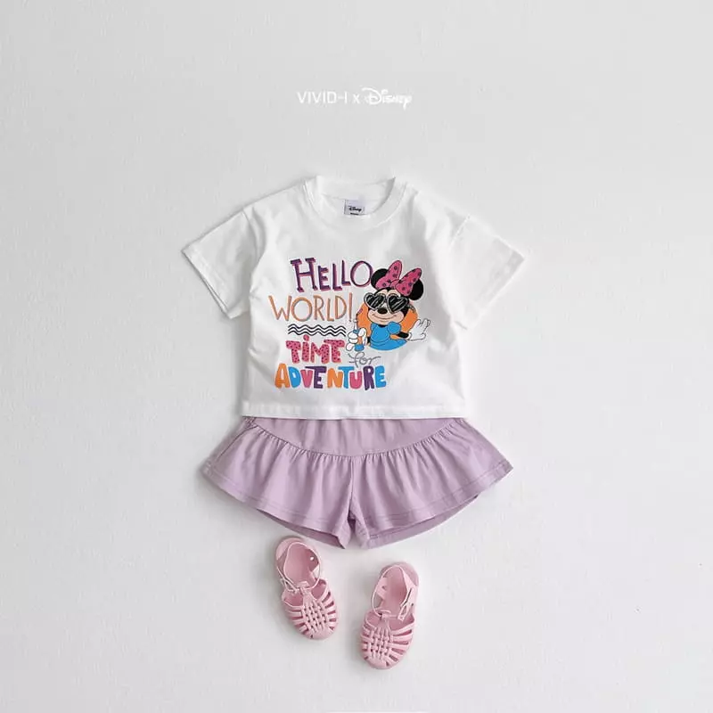 Vivid I - Korean Children Fashion - #kidsshorts - Mini Sun Glasses Tee - 4