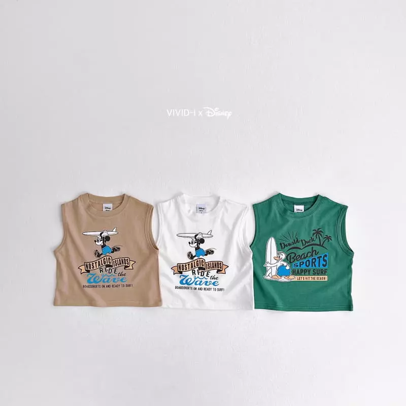 Vivid I - Korean Children Fashion - #kidzfashiontrend - D Surfer Sleeveless - 2