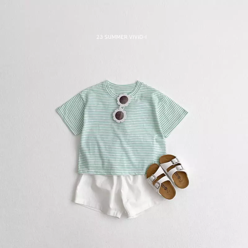 Vivid I - Korean Children Fashion - #kidzfashiontrend - Stripes Tee - 7