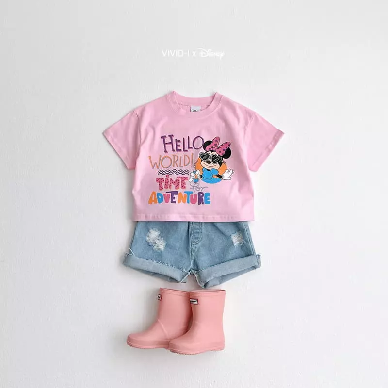 Vivid I - Korean Children Fashion - #kidzfashiontrend - Mini Sun Glasses Tee - 5