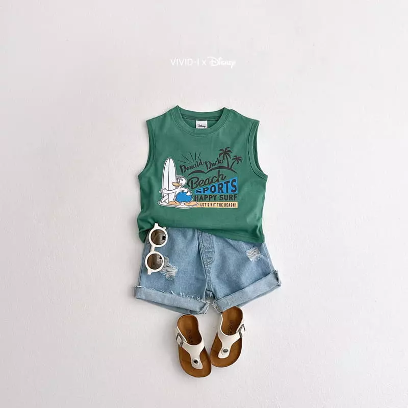 Vivid I - Korean Children Fashion - #Kfashion4kids - D Surfer Sleeveless - 4