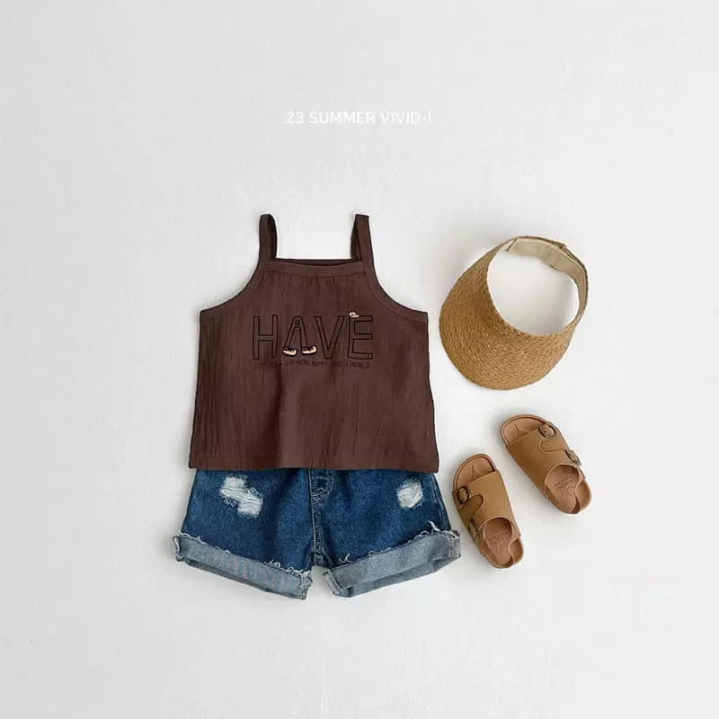 Vivid I - Korean Children Fashion - #littlefashionista - Have Linen Sleeveless - 9
