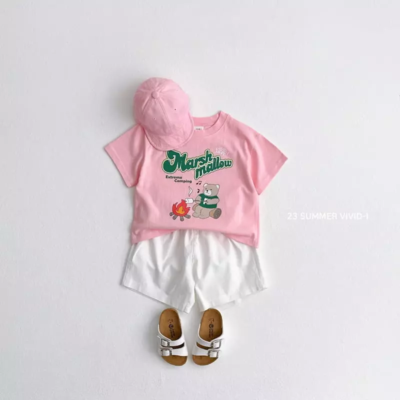 Vivid I - Korean Children Fashion - #littlefashionista - Mashmello Top Bottom Set - 7