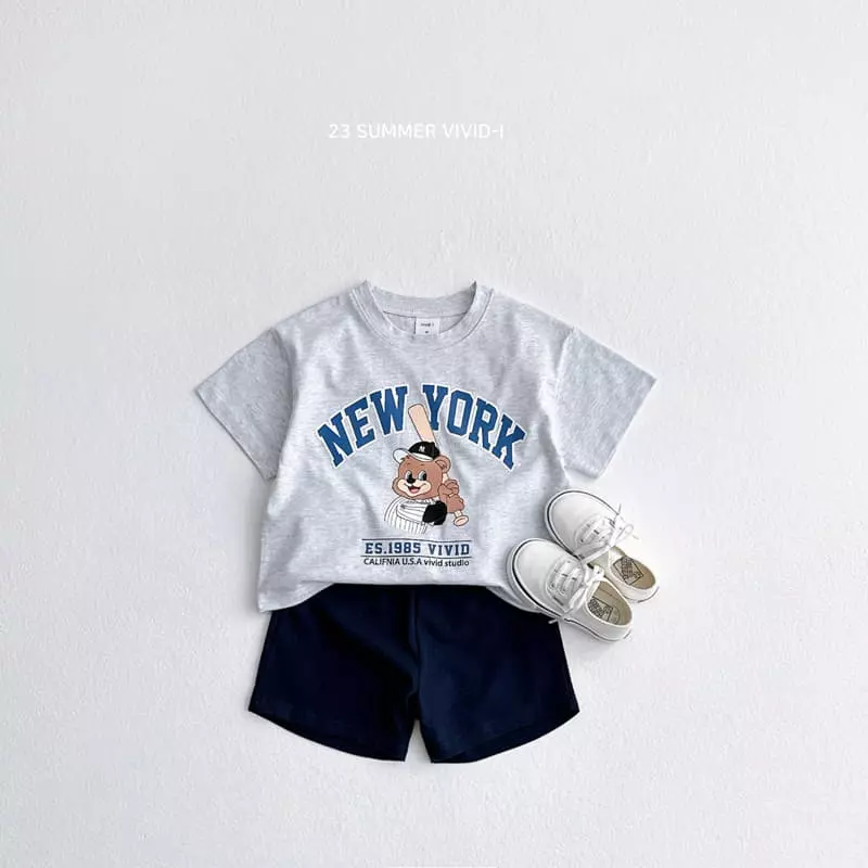 Vivid I - Korean Children Fashion - #littlefashionista - Base Ball Top Bottom Set - 6