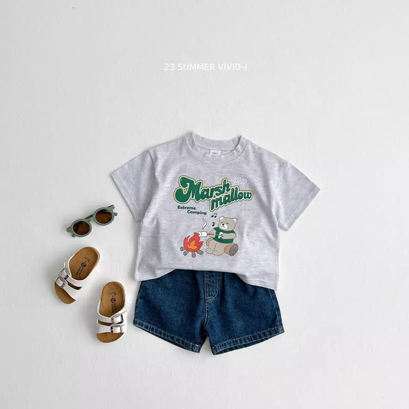 Vivid I - Korean Children Fashion - #magicofchildhood - Mashmello Top Bottom Set - 8
