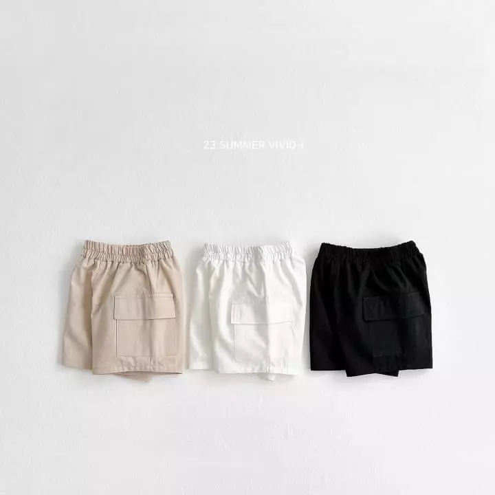 Vivid I - Korean Children Fashion - #magicofchildhood - Cargo Shorts