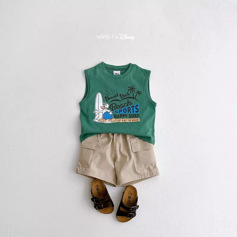 Vivid I - Korean Children Fashion - #minifashionista - D Surfer Sleeveless - 6