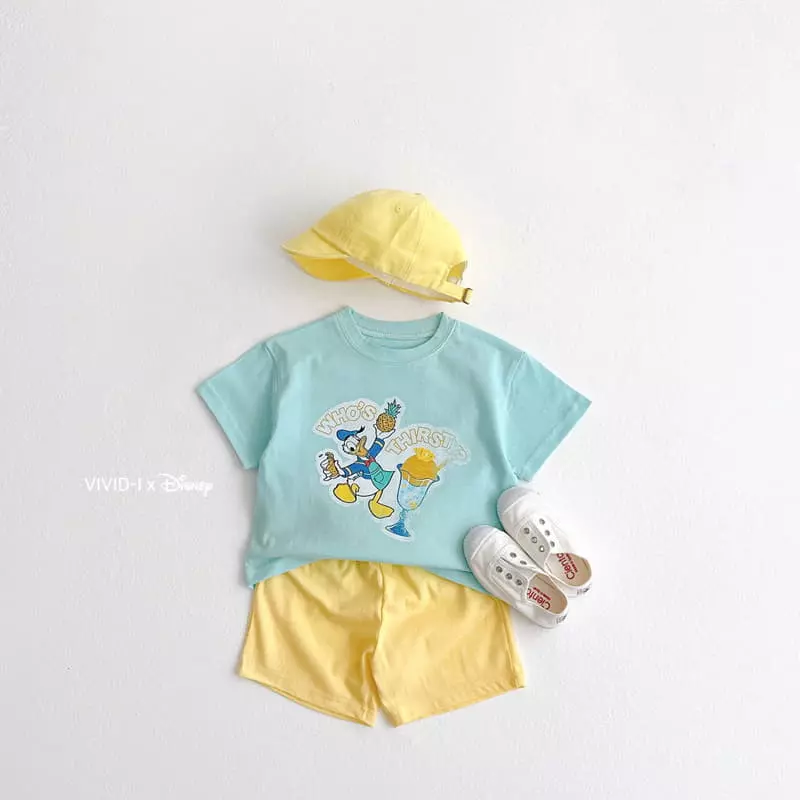 Vivid I - Korean Children Fashion - #minifashionista - Donald Slush Tee - 9