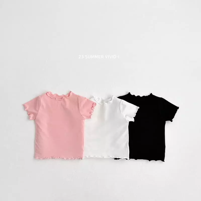 Vivid I - Korean Children Fashion - #minifashionista - Summer Terry Tee
